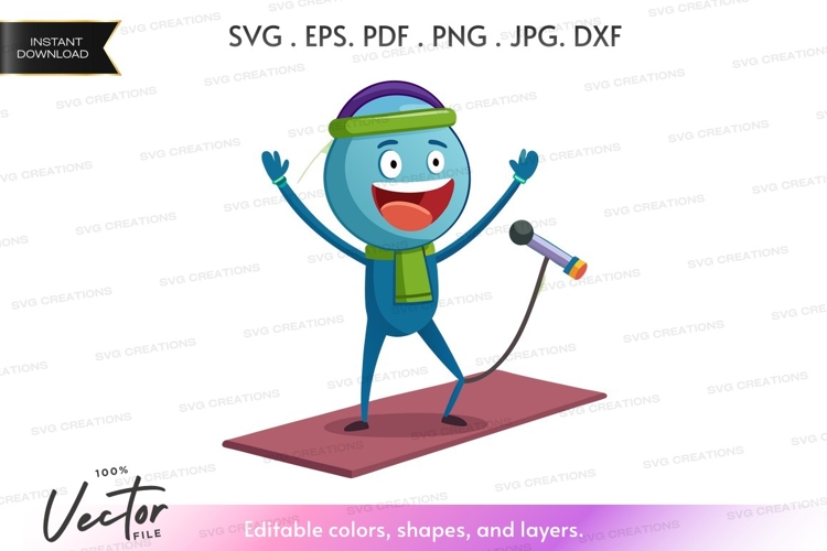Singer Clipart Image 13