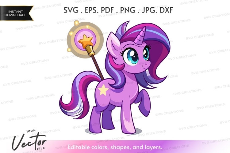 Unicorn Vector Image 10