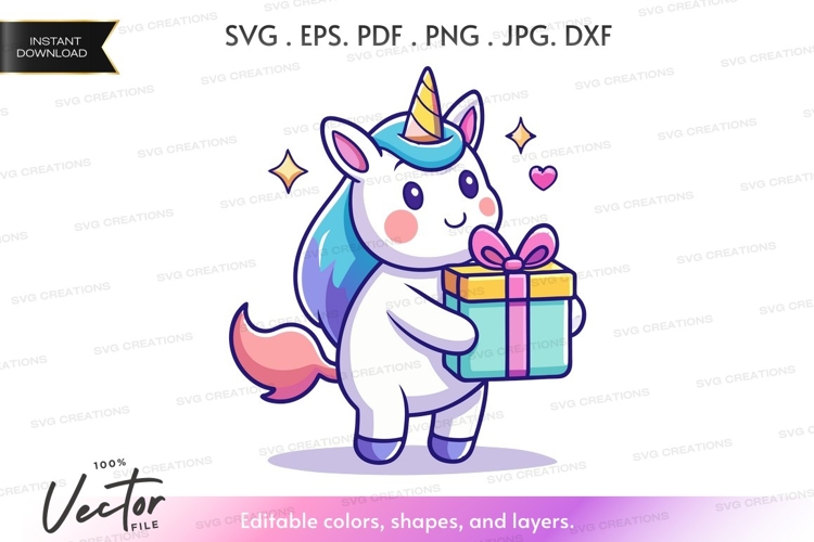 Unicorn Vector Image 14
