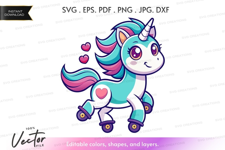 Unicorn Vector Image 18