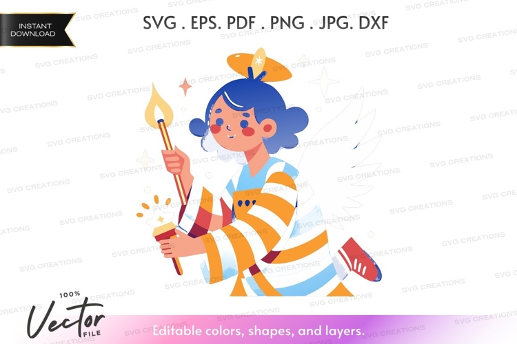 Creative artist silhouette