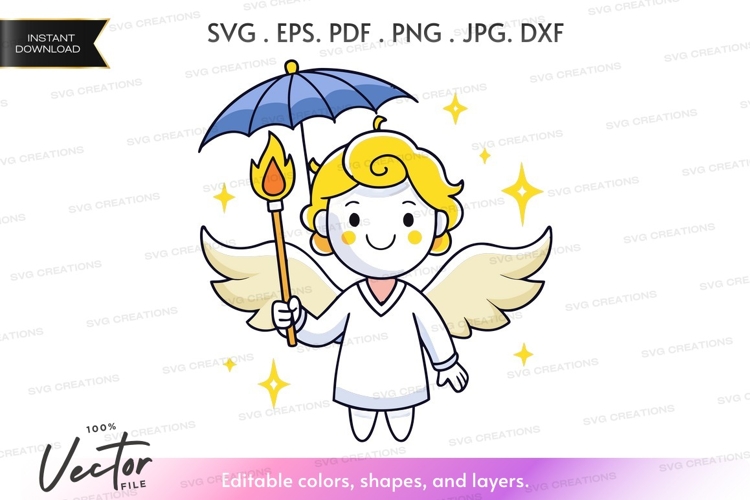 Umbrella Vector Image 8