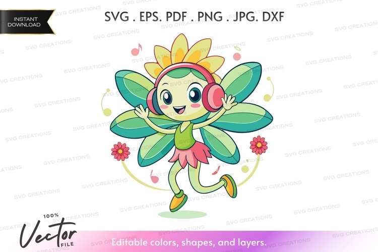 Flower Silhouette Image 20