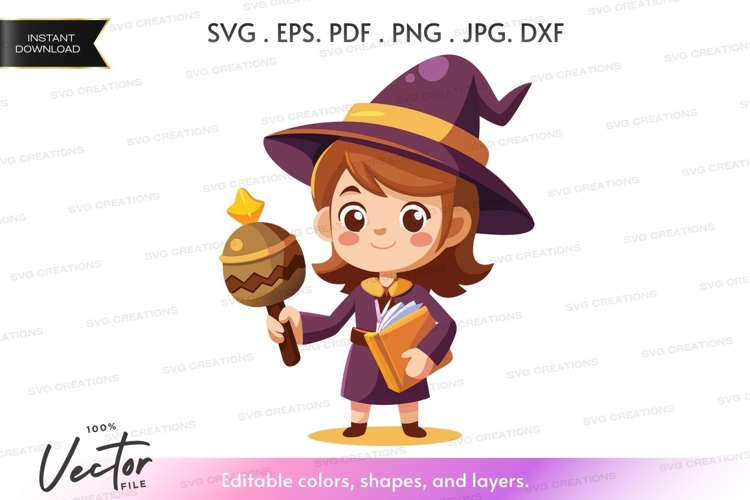 Witch Silhouette Image 7