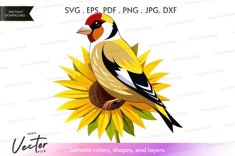 Sunflower Vector Image 23