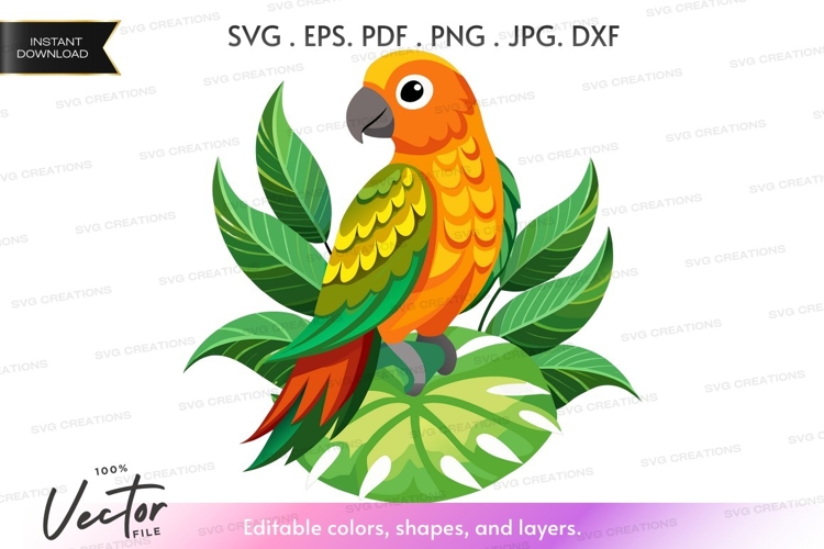 Parrot Silhouette Image 12