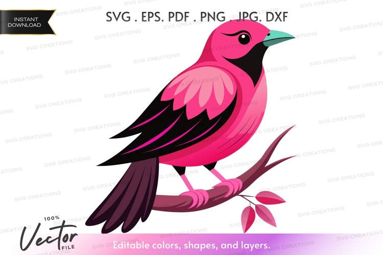 Branch Bird Silhouette Image 20