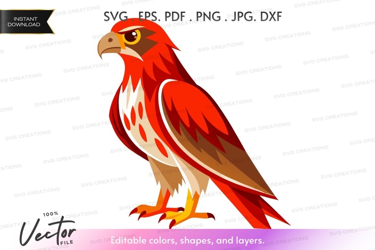 Falcon Silhouette Image 21