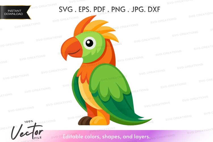 Parrot Silhouette Image 4