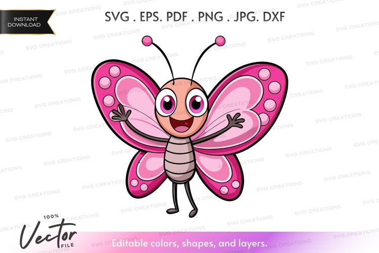 Butterfly Cartoon Image 9