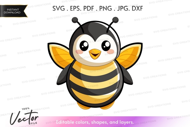Bee Vector Image 21