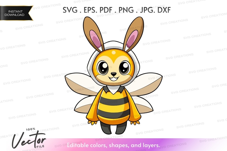 Bee Vector Image 24