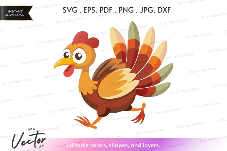 Chicken Vector Image 8