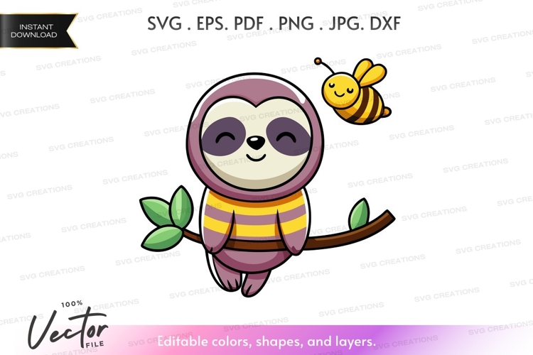 Bee Vector Image 23