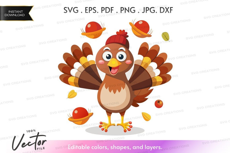 Happy thanksgiving turkey