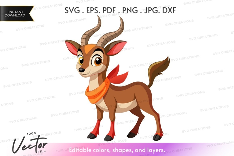 Deer Vector Image 21