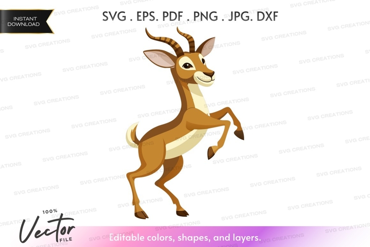 Deer Vector Image 20