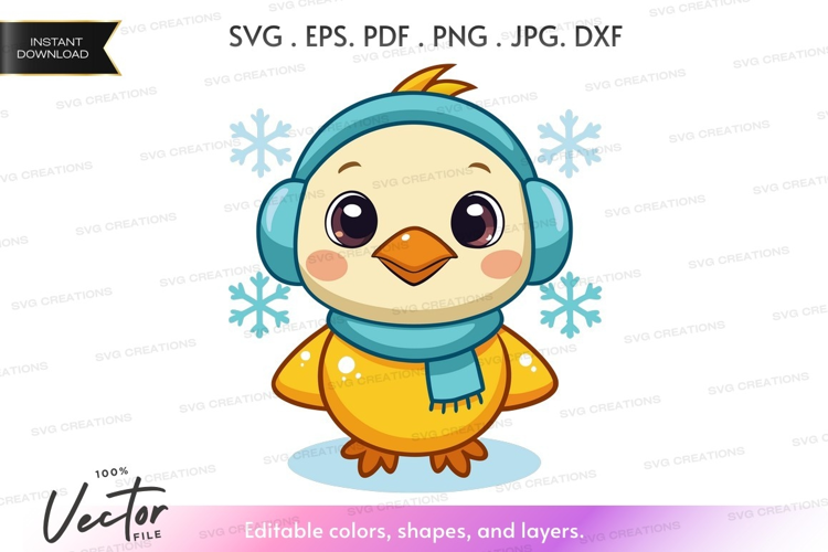 Winter chick