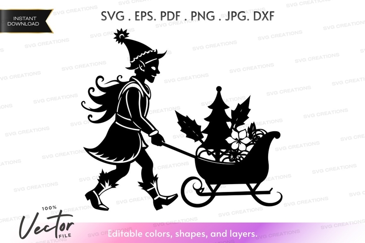 Christmas Elf Clipart