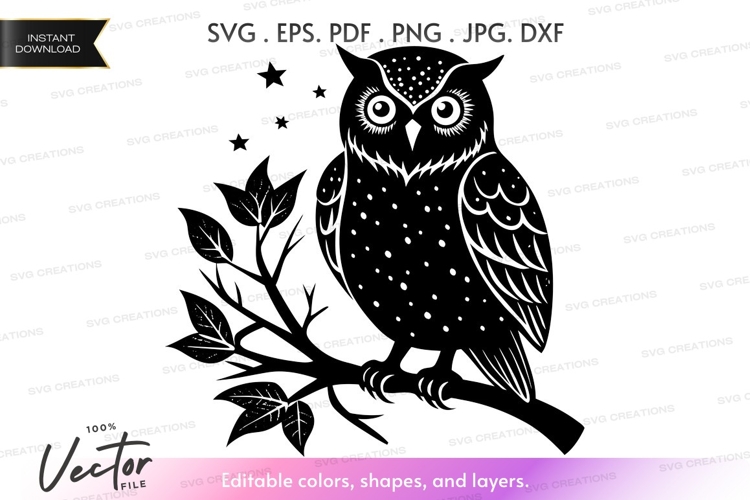Owl Clipart Image 13