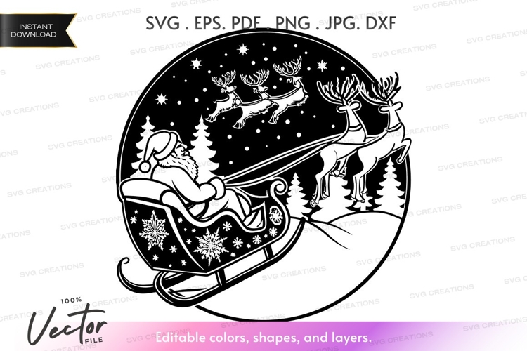 Santa Vector Image 23