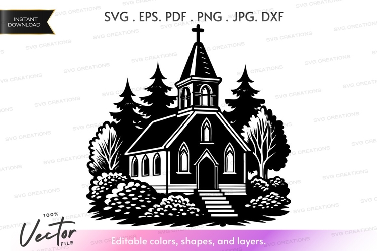 Cross Clipart Black And White Image 9