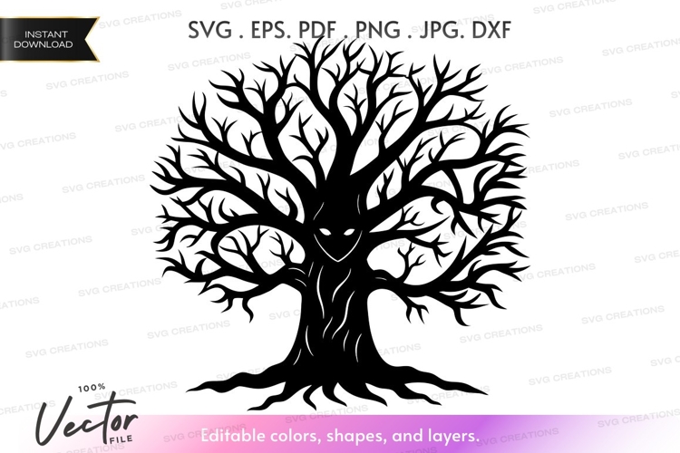 Tree Silhouette Vector Image 20