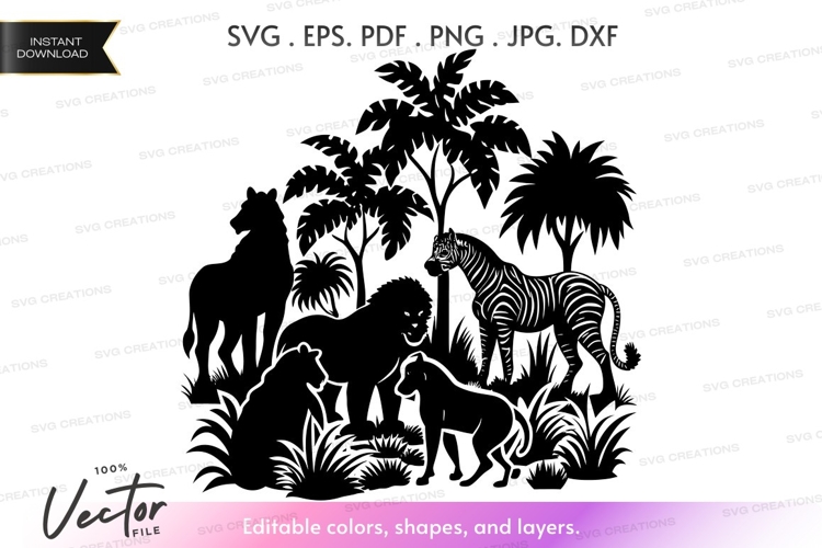 Palm Trees Svg Image 9