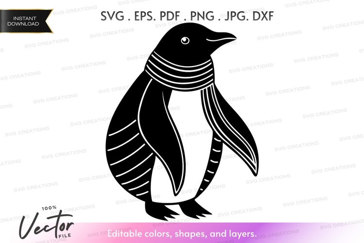 Penguin Vector Image 2