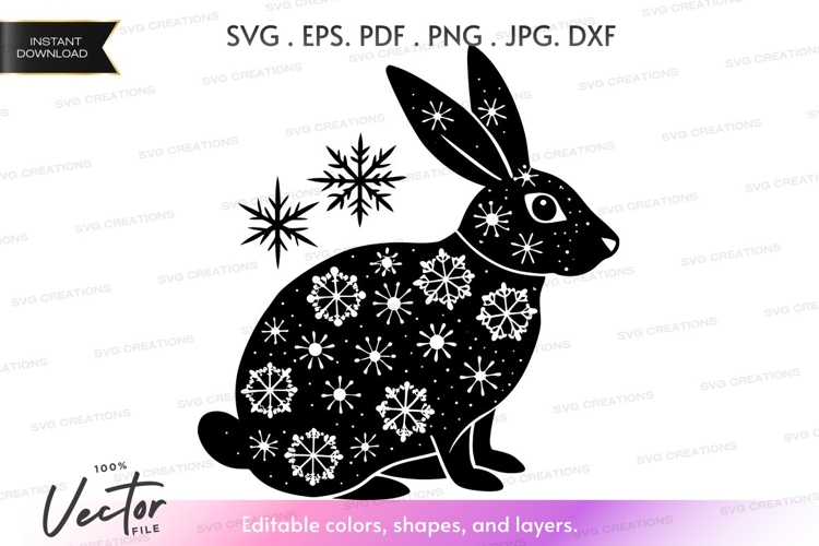 Rabbit Silhouette Image 17