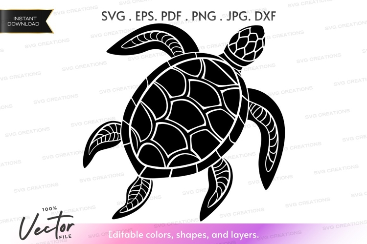 Turtle Silhouette Image 14