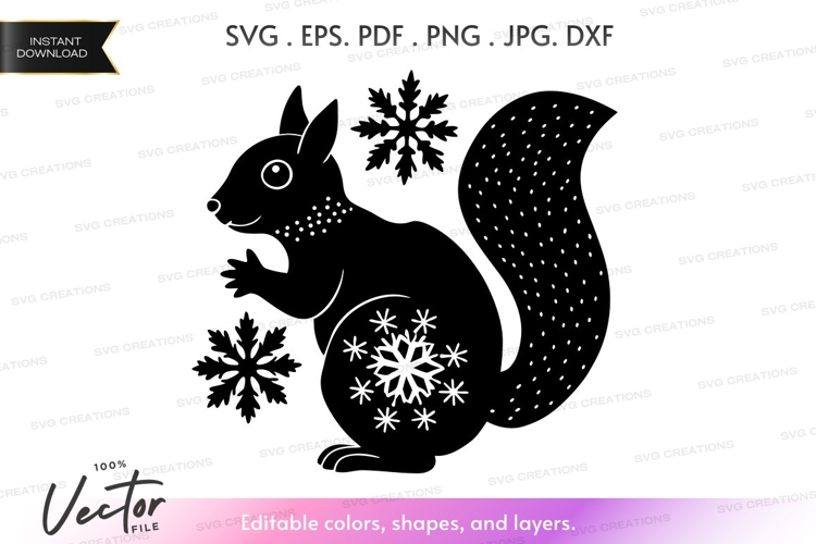 Squirrel Vector Image 17
