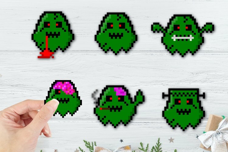 Sticker Fixel Zombie Jellyfish