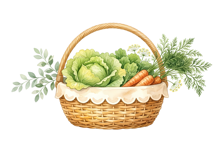 Vegetabele Basket| Localy Grown Png
