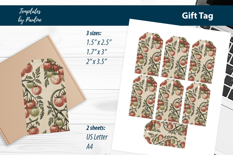 Rustic Autumn Packaging Labels, Vintage Farmhouse Tags