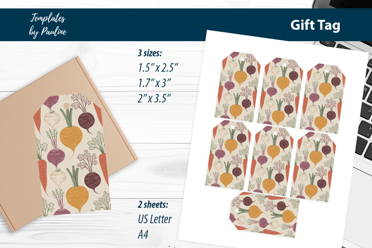 Scandinavian Vegetable Labels for Eco Packaging