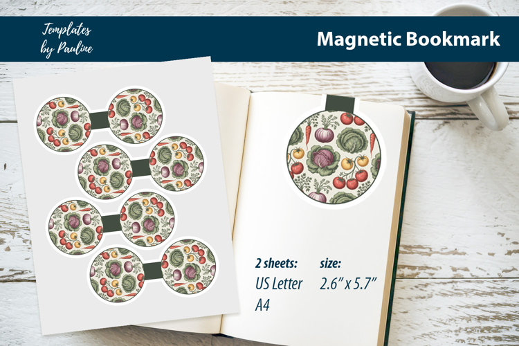 Cozy Reading Magnetic Bookmark Print and Cut