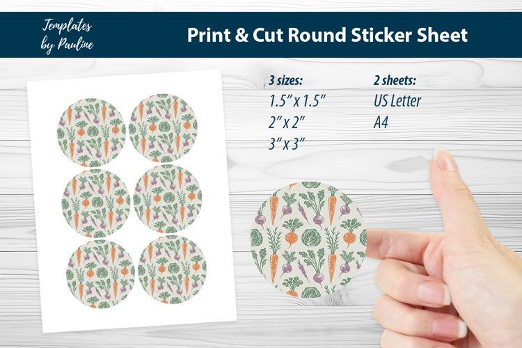 Vintage Garden Produce Seals, Rustic Kitchen Jar Labels