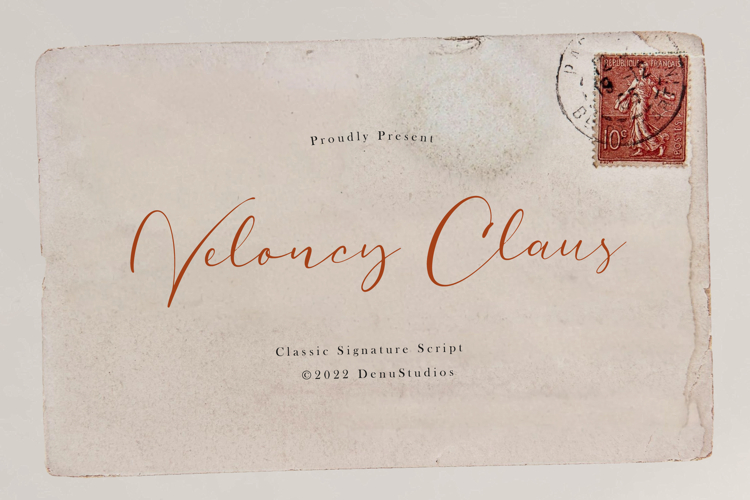 Veloncy Claus | Classic Signature Script