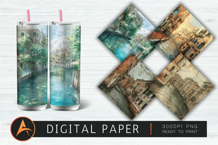 Venice canals Digital Paper