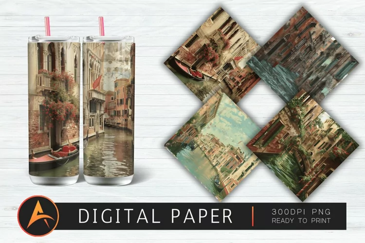 Venice canals Digital Paper
