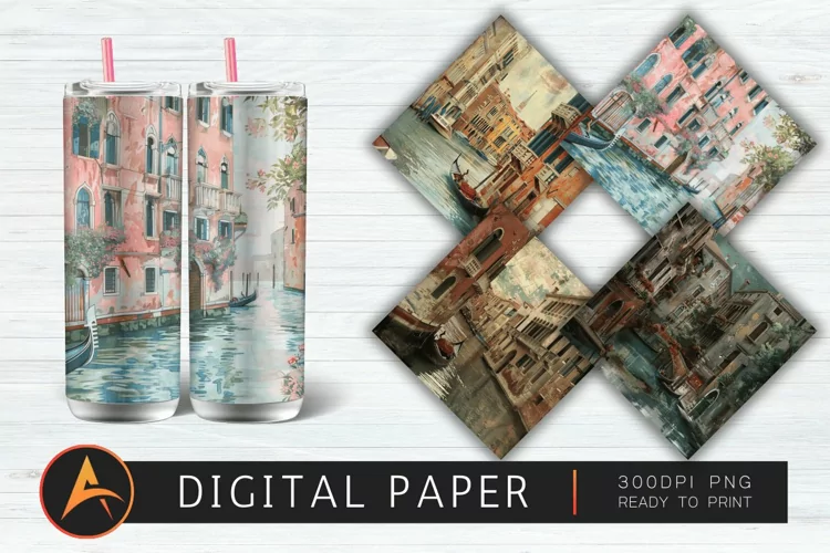 Venice canals Digital Paper