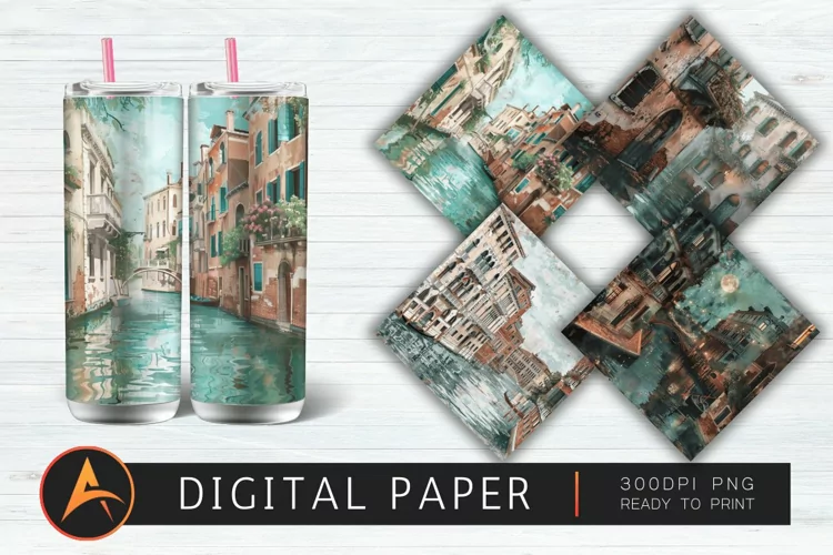 Venice canals Digital Paper