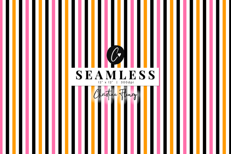 Vertical Stripes Halloween Pattern | Cute Halloween Paper