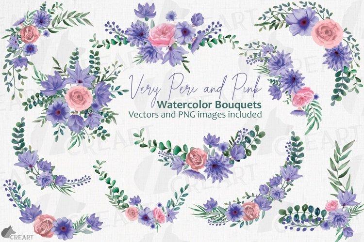 Purple Flower Clipart Image 12