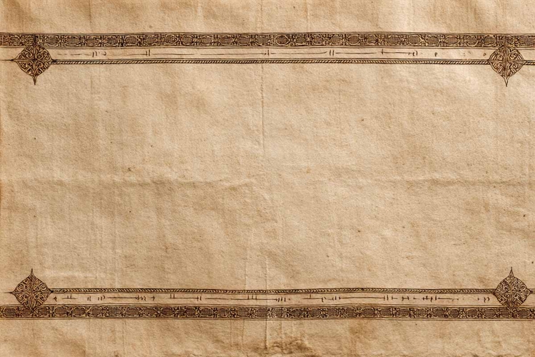 Blank paper aged sheets