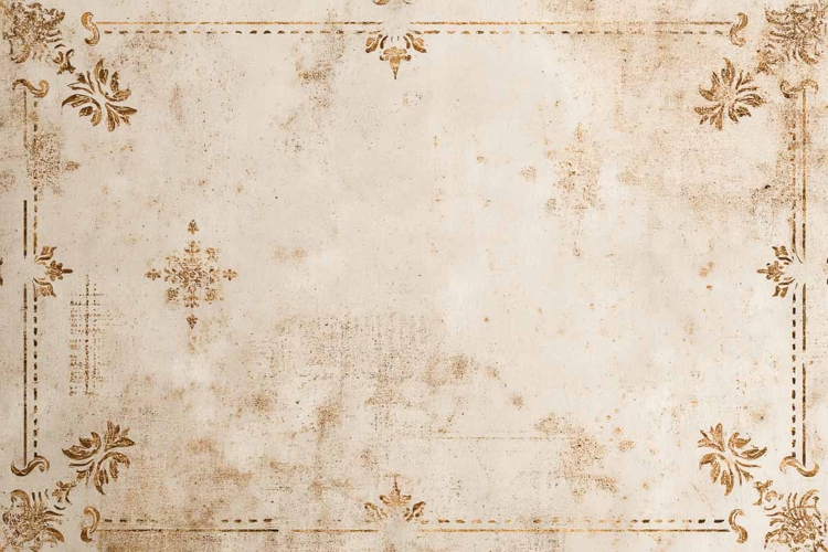 aged sheets of paper vintage frame