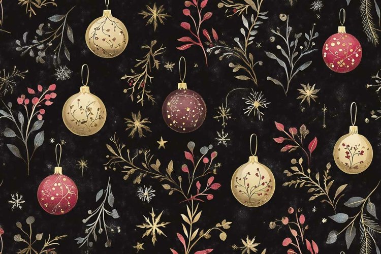 Christmas Ball Ornament Clipart Image 17