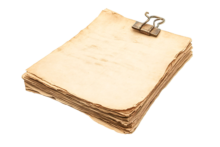 Blank Paper Sheet Transparent