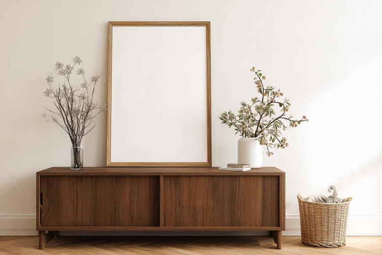 poster frame Mockup in interior